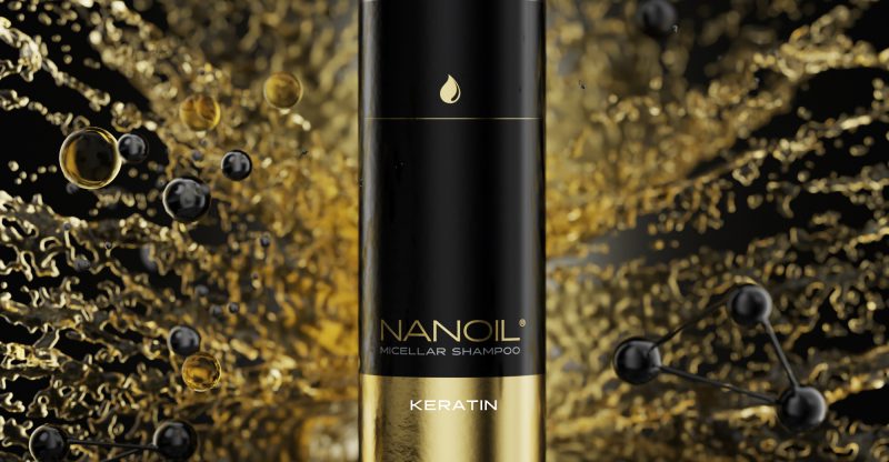 nejlepší micelární šampon s keratinem Nanoil